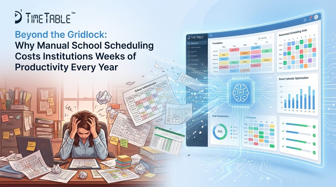 Beyond the Gridlock: Why Manual School Scheduling Costs Institutions Weeks of Productivity Every Year