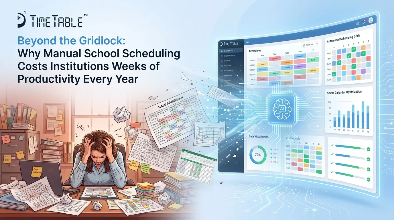 Beyond the Gridlock: Why Manual School Scheduling Costs Institutions Weeks of Productivity Every Year